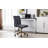 Uriel Minimalist Faux Leather Armless Swivel Rolling Task Chair-997790142