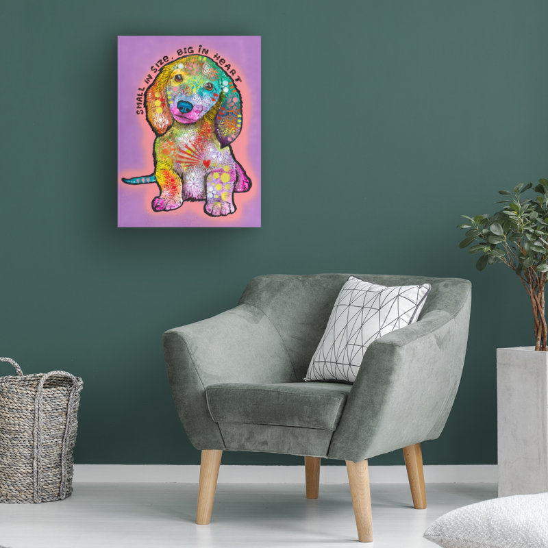Art sur toile de Dean Russo, H 19 po x l 14 po