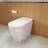 T6805-WH Smart Toilet, Round Seat Toilet with Cleaning Mode & Warm Air Dryer