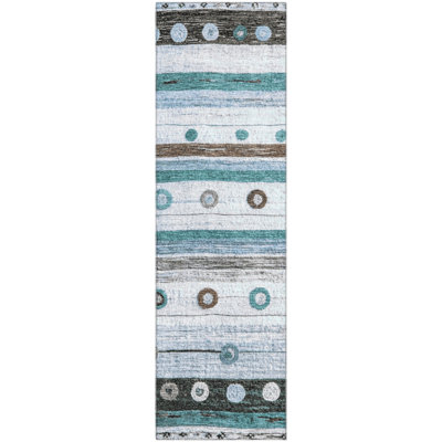 Premium Machine Washable Millbrook AMF1964 Stripes Rug