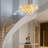 Maecee Crystal Chandelier Light Fixture, Luxury Round Chandeliers High Ceiling for Living Room, Bedroom, Dining Room, Kitchen Island, Entryway-900311509-900311510