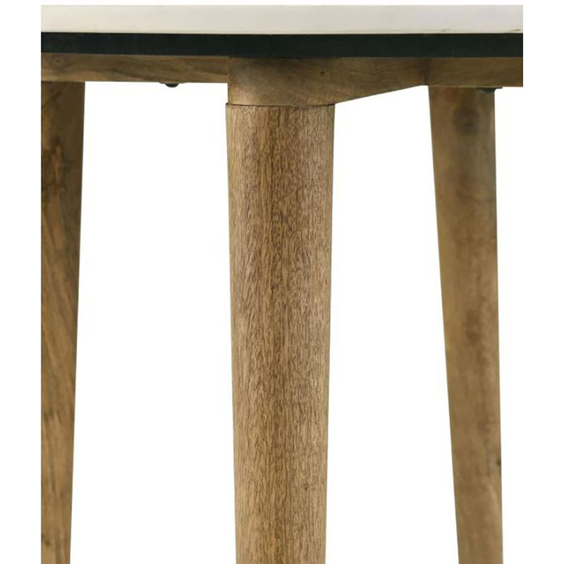 Table de bout ronde en marbre Fenaly