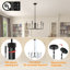 Domonque 6-Light Dimmable Candle Style Chandelier
