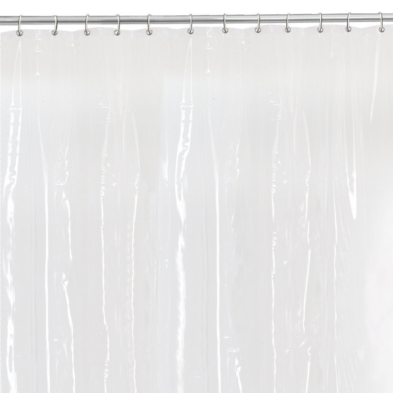 Doublure de rideau de douche Brosnan PEVA, Transparent, l 70 po x L 72 po