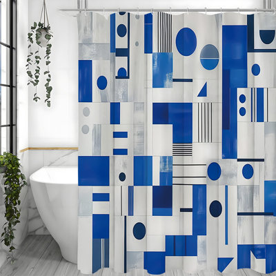 Shower Curtain with Hooks Included