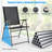 Mathusha Premium All-Weather Wicker Outdoor Folding Dining Armchair