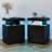 Gebelein Manufactured Wood Nightstand with Wireless Charging Station and LED Lights-276735206