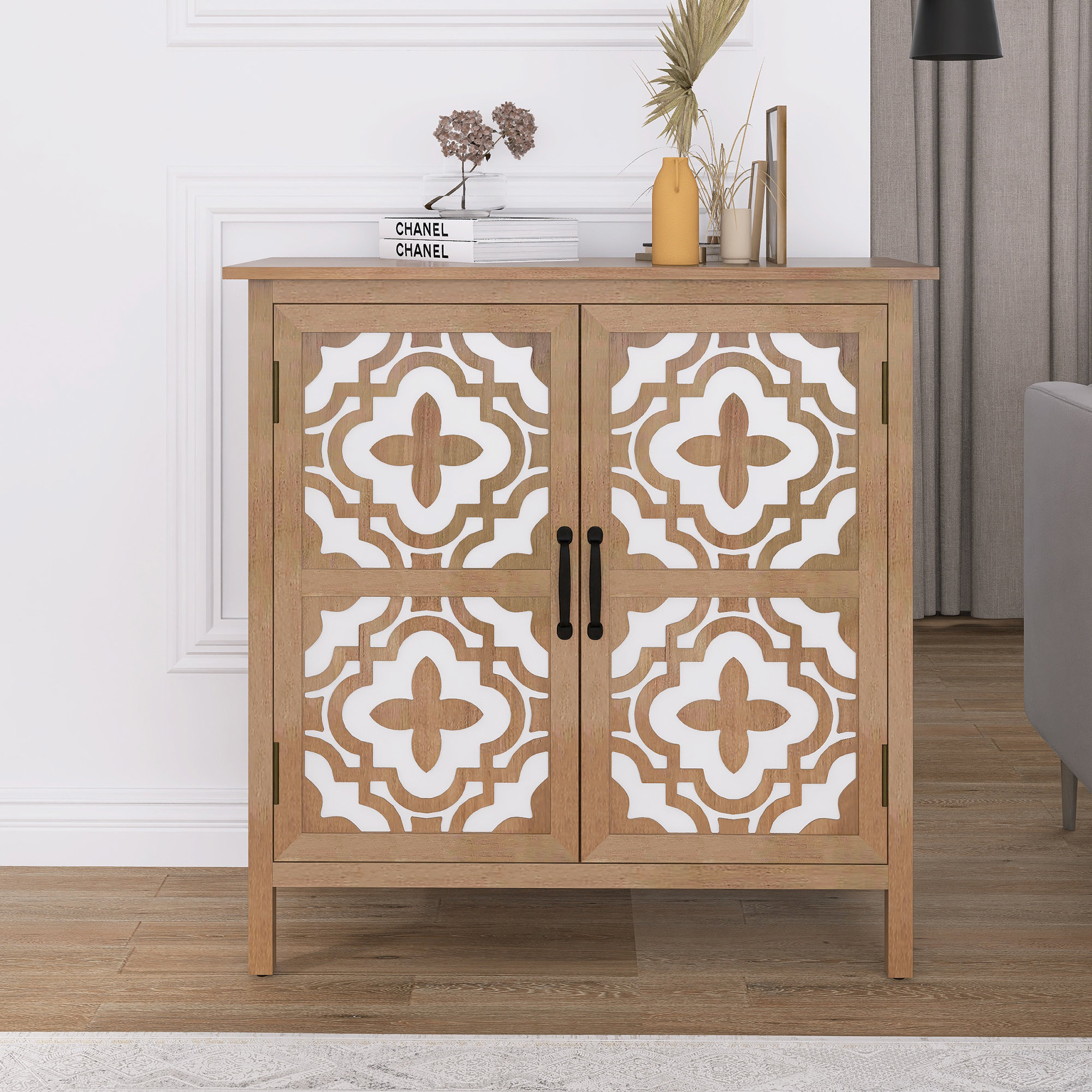 Winston Porter 2 Doors Accent Cabinet & Reviews | Wayfair