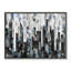 «Patchwork City - Floater Frame», reproduction d'art sur toile-46828215-46828218