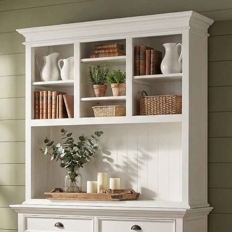 Buffet à 2 tablettes réglables H 53,15 po x l 57,09 po Malaga