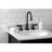 Kingston Brass Heirloom Two-Handle 3-Hole Deck Mount Widespread Bathroom Faucet with Brass Pop-Up Drain-49495293
