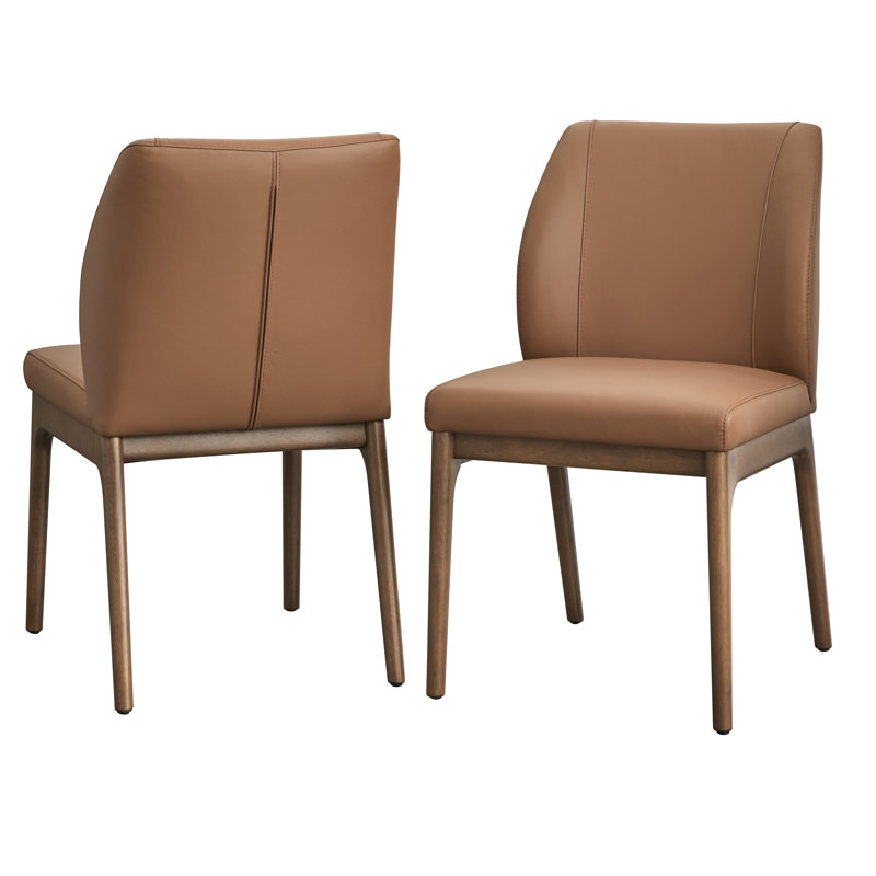 Chaise de salle à manger Lisbon (ensemble de 2), Cognac