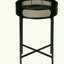 Table d'appoint noire avec plateau