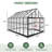 10' W X 16' D Aluminum Frame Polycarbonate Hobby Greenhous-116989904