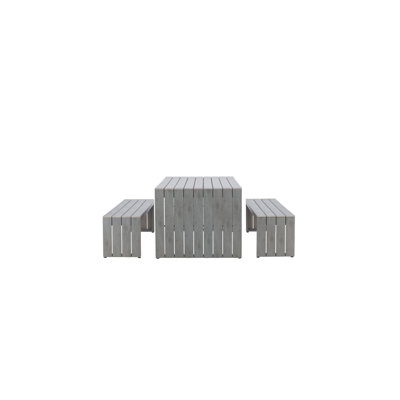 Watkin 4 - Person Patio Dining Set Rectangular Table