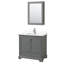 Ensemble de meuble-lavabo simple 36 "avec miroir Deborah-97696938-97718516-97696937