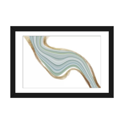 « evolution cerulean iridescence », impression sur toile tendue