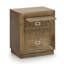 Merapi 50cm W Solid Wood Bedside Table