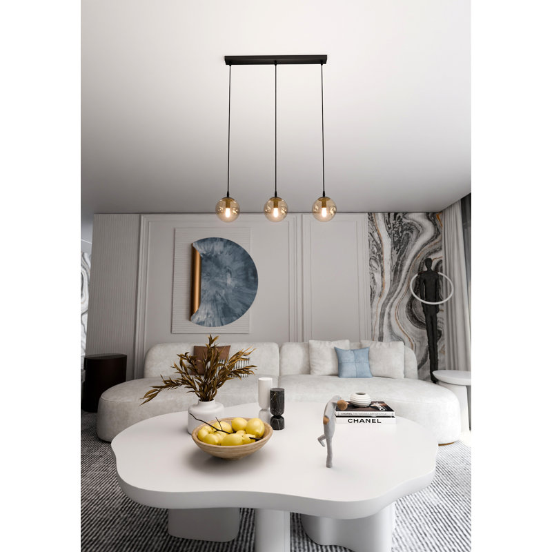 Harley 3 - Light Sphere Pendant, Gold
