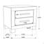 2 Drawers MDF Nightstand