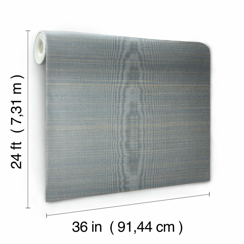 Rouleau de papier peint L 24 pi x L 36 po Abaca, clair