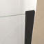 Shower Door, Aluminum Frame, Half Frame,1/4"(6Mm) Tempered Glass Explosion Proof Film-118574770