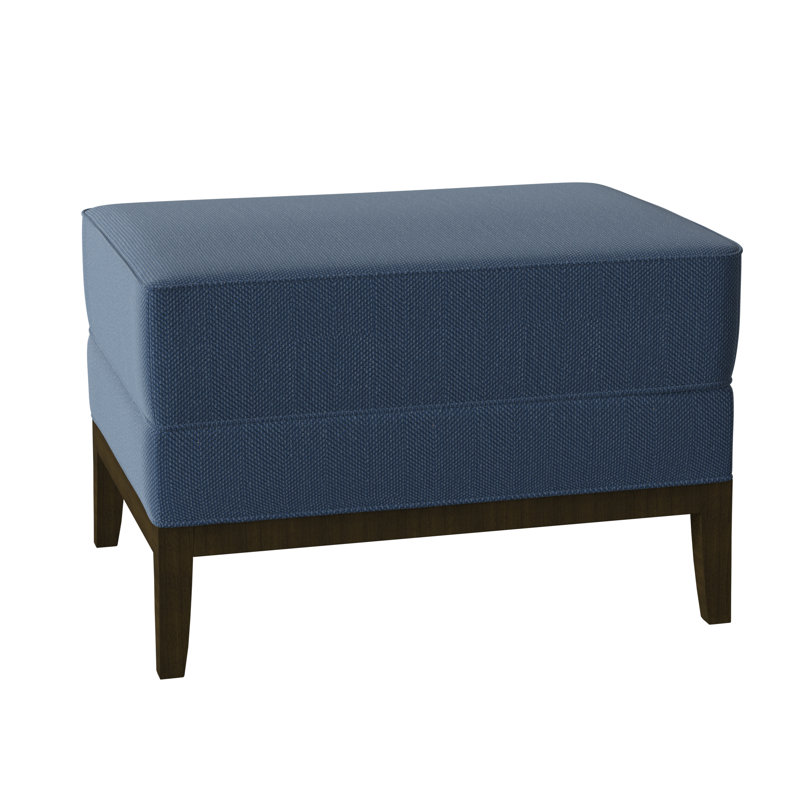 Eastside Ottoman, Black Walnut, Gray