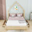 Grand lit plateforme avec garde-corps et tiroirs-942673970