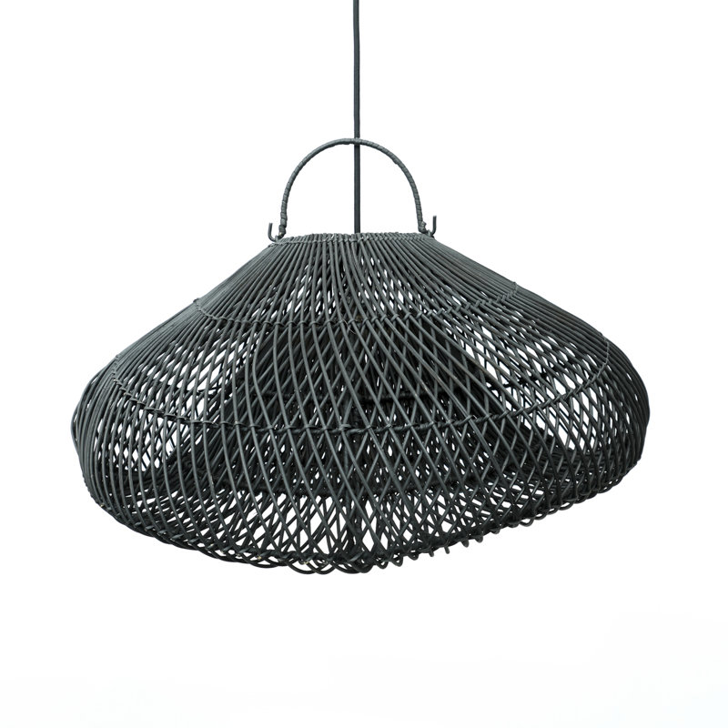 35cm H Novelty Pendant Shade ( Screw On ), Black
