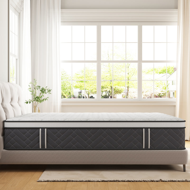 Medium Comfort Hybrid Memory Foam Pocket Sprung Mattress In A Box, Single (3'), 30cm
