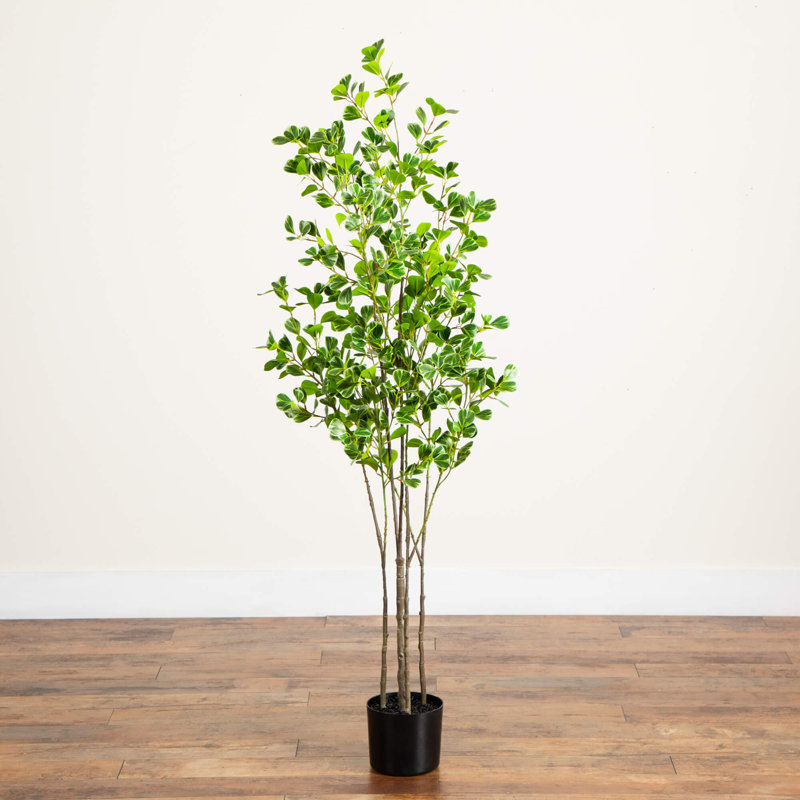 5Ft. Artificial Heart Shaped Ficus Leaf Tree