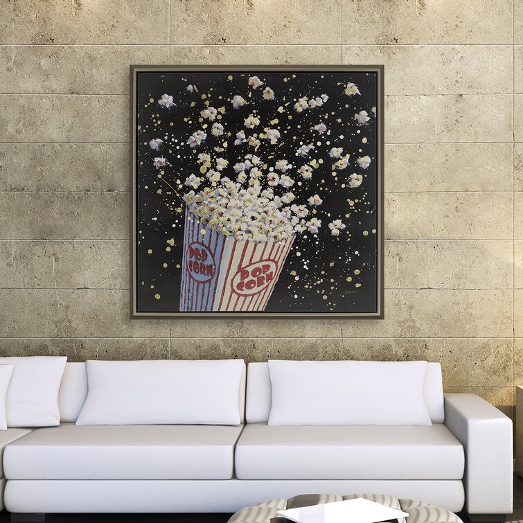 Cinema Pop by Wiens - Floater Frame Painting on Paper