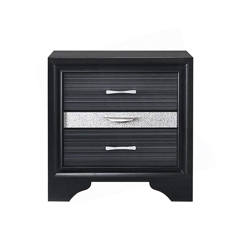 2 Drawers And 1 Jewellery Drawer Nightstand