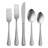 Oneida Tress Everyday 50 Piece Flatware Set, Dishwasher Safe, 5.40 LB, Metallic