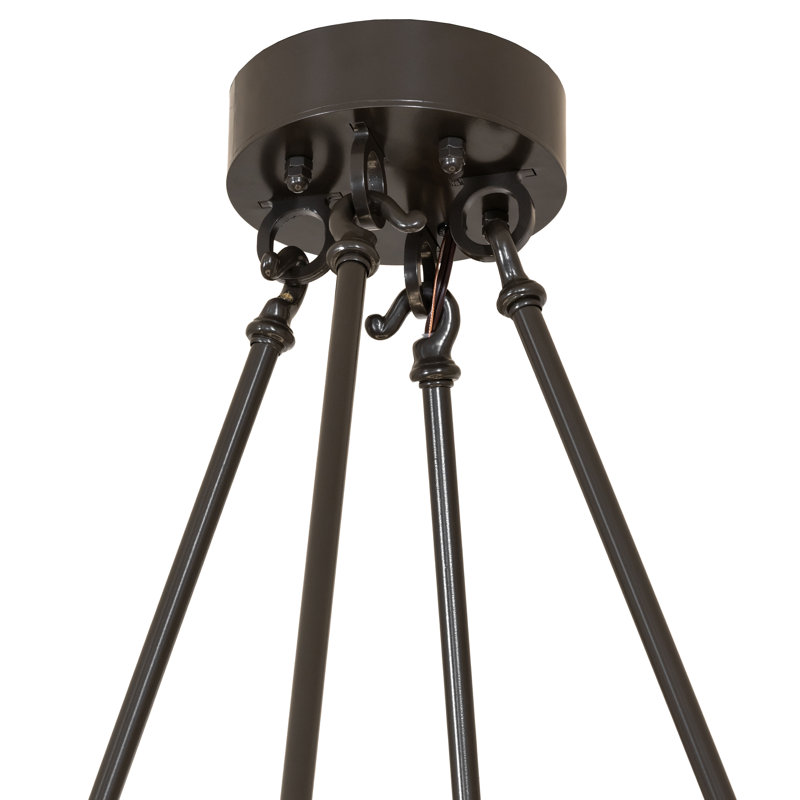 Lustre 12 lumières 36 "de large Loxley