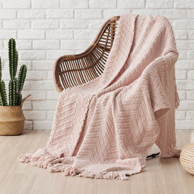 Cozy Winter Collection Bedsure Knit Woven Blanket
