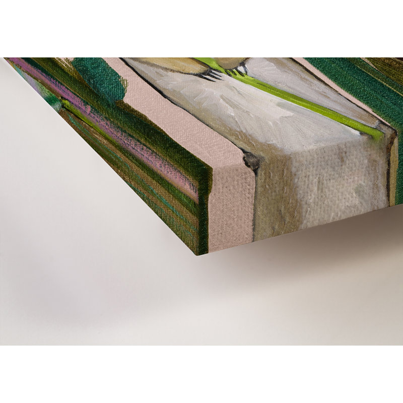Carrot Cake - Blush par Eli Halpin - reproduction d'art sur toile tendue, H 21 po x l 21 po