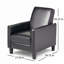 Fauteuil inclinable manuel en lin-1555542130