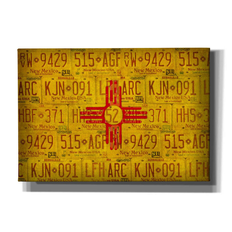 «New Mexico State Flag» par Design Turnpike, H 18 po x l 26 po x P 0,75 po