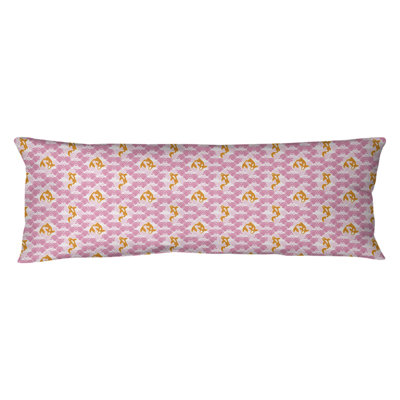 Koi Fish Waves Lumbar Pillow