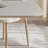 Rectangular Rock Slab Solid Wood Dining Table-594506510