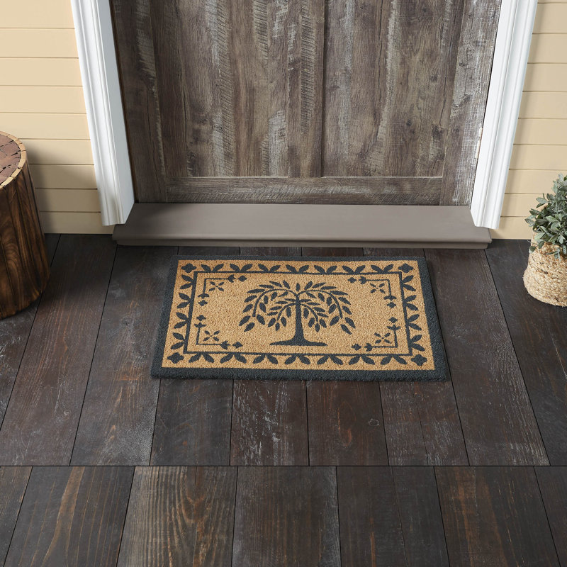 Willow Trees Coir Rug Rect, 20" W x 30" L