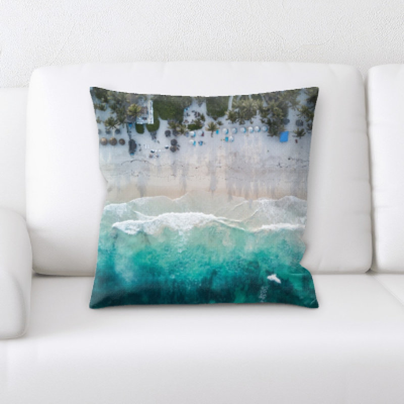 Microsuede Throw Pillow