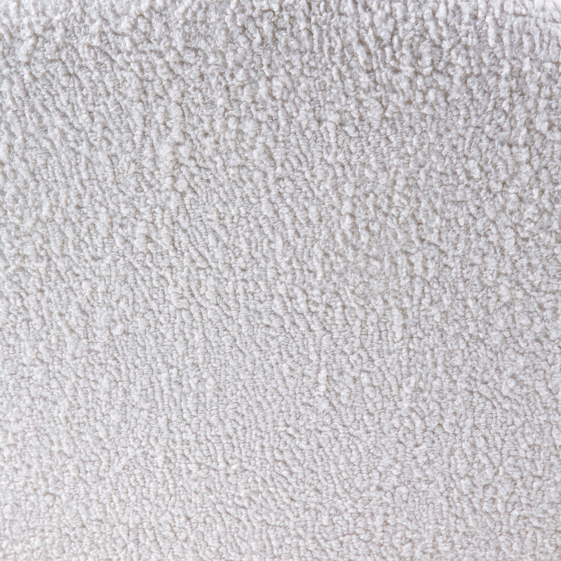 Fauteuil d'appoint en sherpa blanc parfait pour les salons modernes