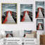 Beach Pier Perspect Black V sur toile-604320929-604320930