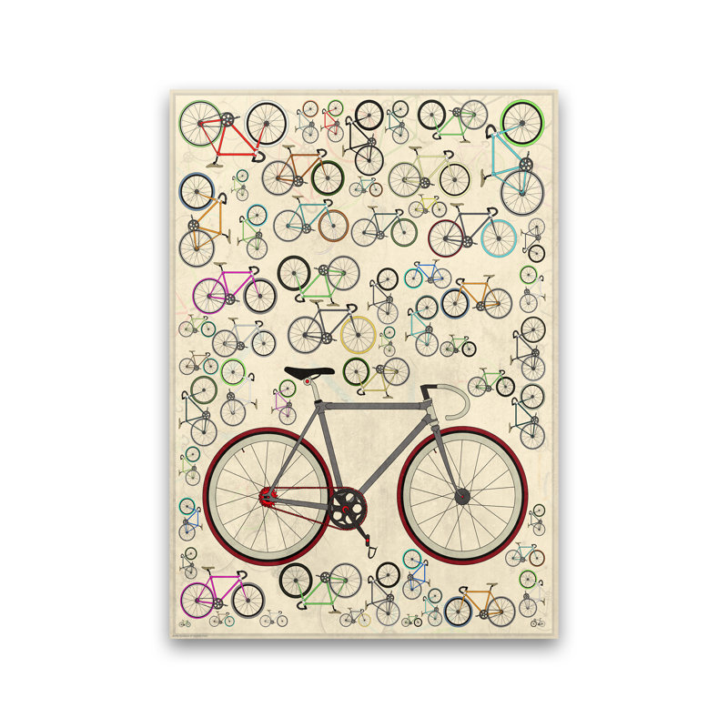 Fixie - Print, No Framed, 30cm H x 21cm W x 1cm D