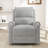 Ambria Manual Massage Recliner Chair With Swivel, Rocking, And Storage Pocket-118964616