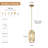 Husnu 5.51" W 1-Light Dimmable Metal Single Pendant Light-2086134705