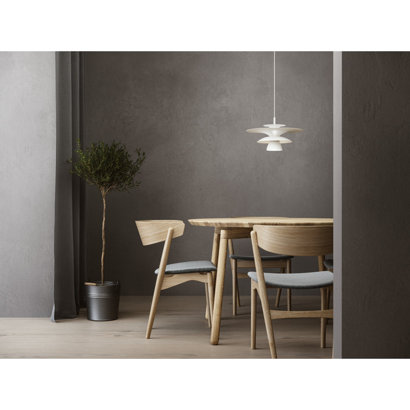 Picasso 1 - Light Unique/Statement Pendant, Flat White, 16.5cm H x 38cm W x 38cm D