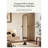 French-Style Cream-Effect Rotatable High-Definition Full-Body Mirror-1582410445
